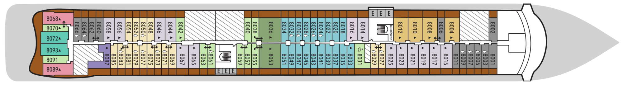 Deck 8 plan